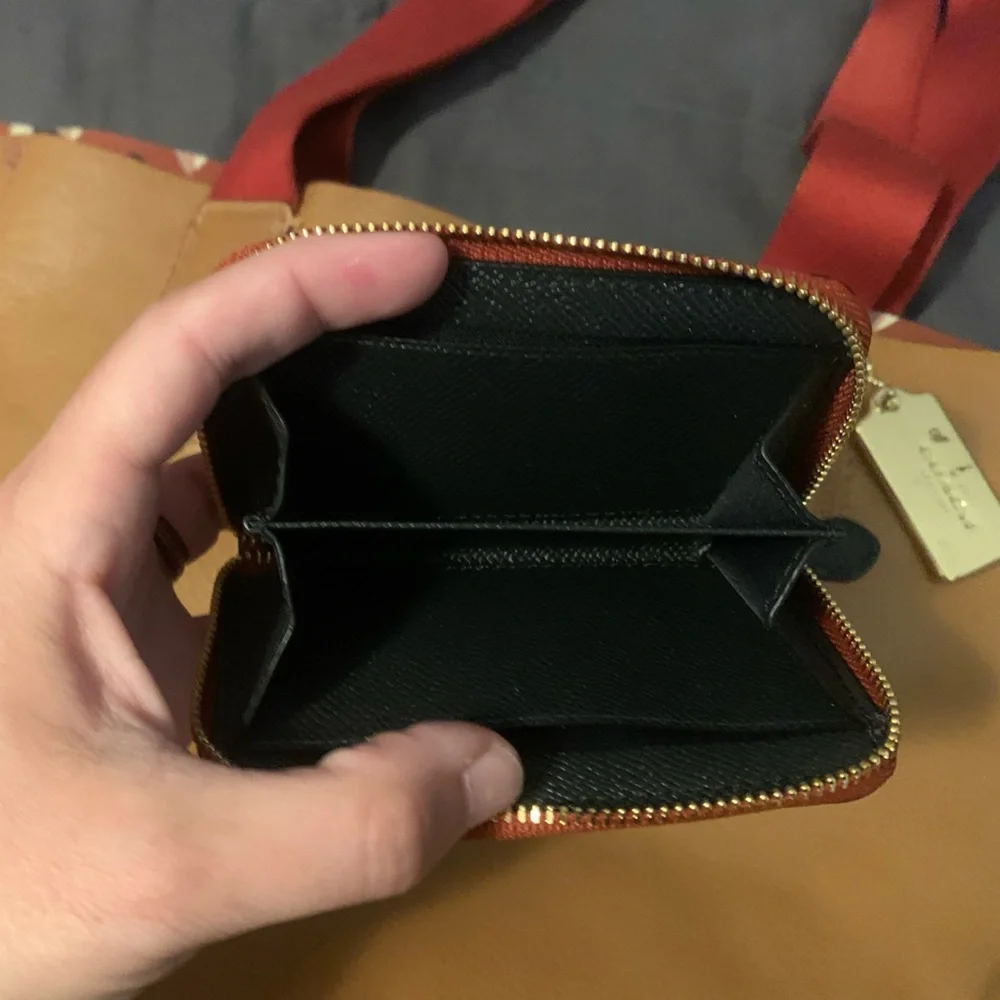 Coach checkered hearts purse and wallet set - Picture 4 of 16